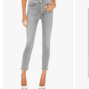 AGOLDE Nico High Rise Slim Fit Grey Jeans Size 32